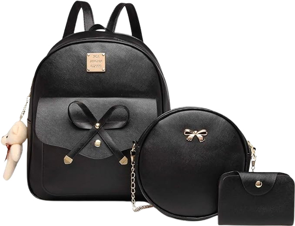 Fashion-Forward Mini Bag Trio with Bows