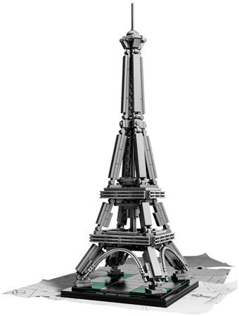 Professional LEGO Eiffel Tower Building Challenge