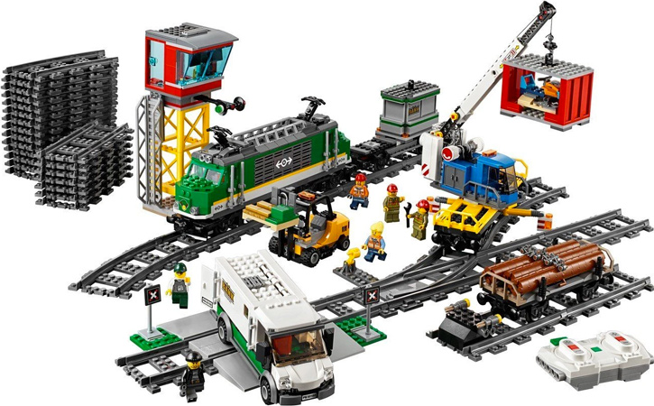 Lego City Le Train de Marchandises Télécommandé