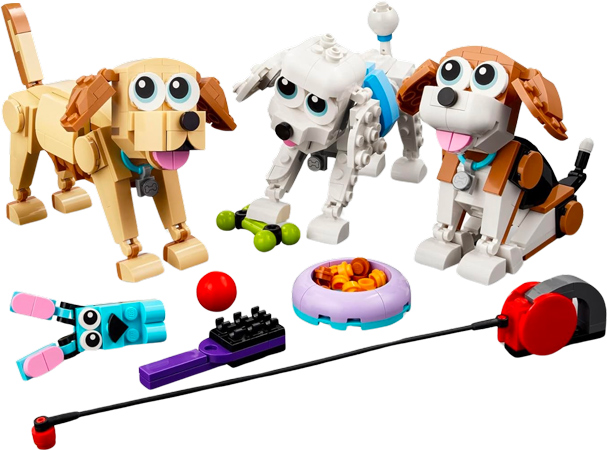 LEGO 3-in-1 Puppy Vrienden Bouwset