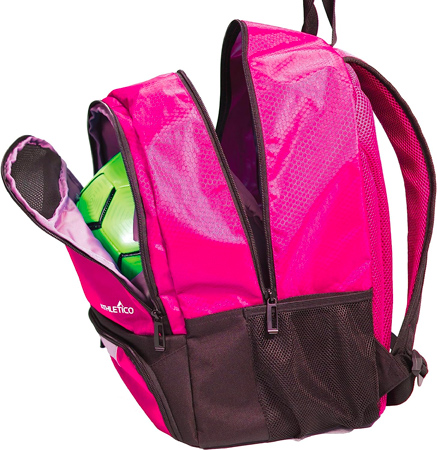 Ventilated Multi-Sport Equipment Backpack with Ball Pocket