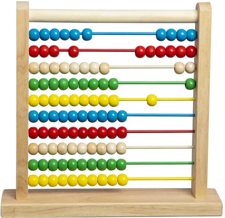 First Numbers Wooden Sliding Beads Counter