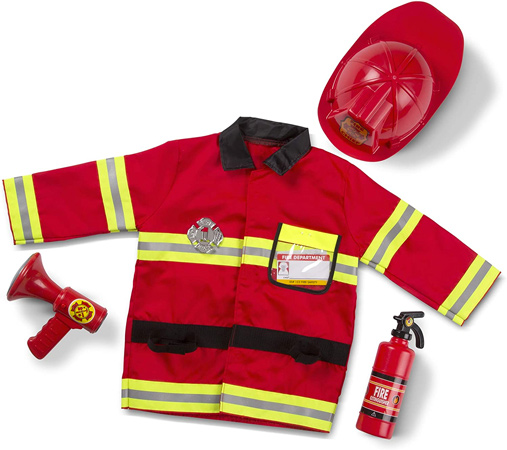 Professional Fire Chief Set with Real Working Bullhorn