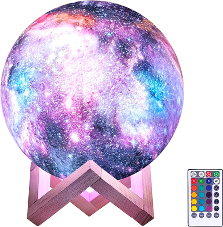 Mind-Glowing Galaxy Moon Lamp