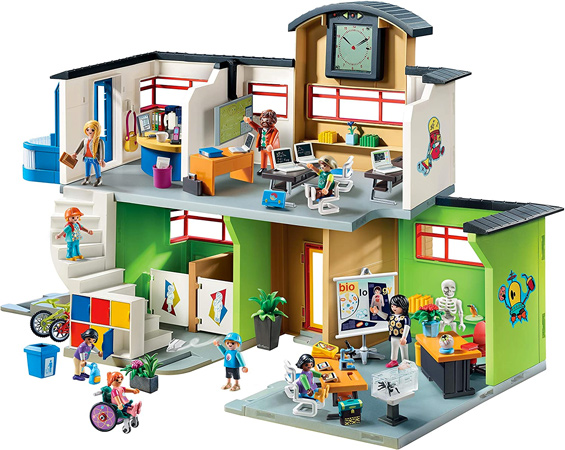 Playmobil Schoolgebouw met Digitale Klok