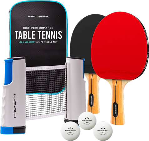 Anywhere Table Tennis Set with Retractable Net