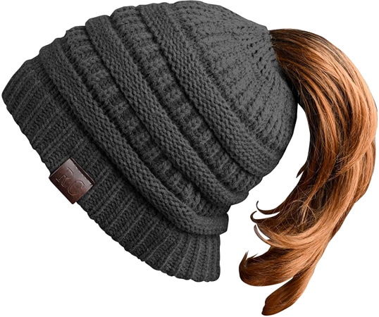 Ponytail-Ready Winter Beanie with Style