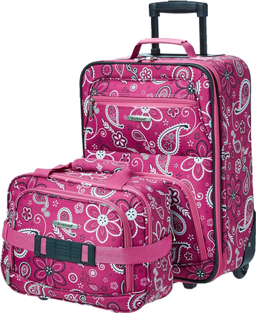 Stylish Two-Piece Rolling Luggage with Matching Tote