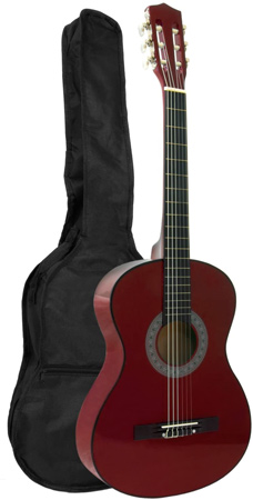 Starter Red Guitar with Complete Learning Kit