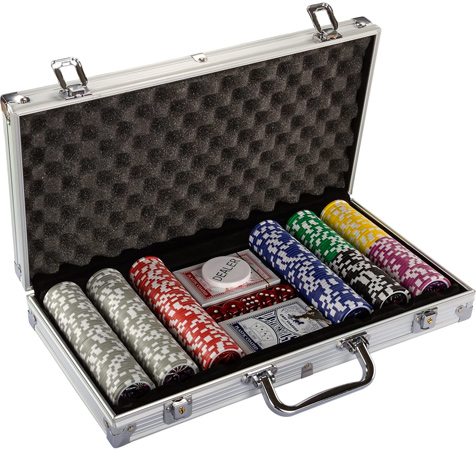 Casino-Quality Card Gaming Set with Carrying Case