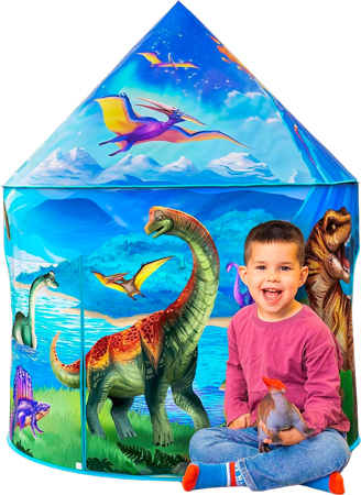 LED Dinosaur Fort Tent