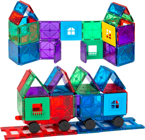 Magnetic Building Tiles Set