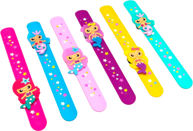 Mermaid Silicone Slap Bracelets