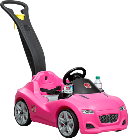 Pink Convertible Cruiser Car