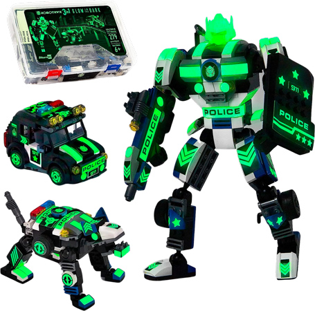 Police Robot Building Set