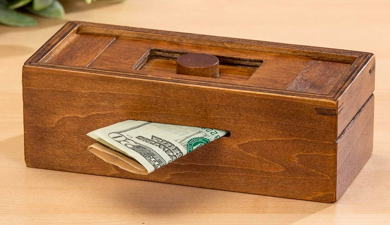 Secret Puzzle Money Box