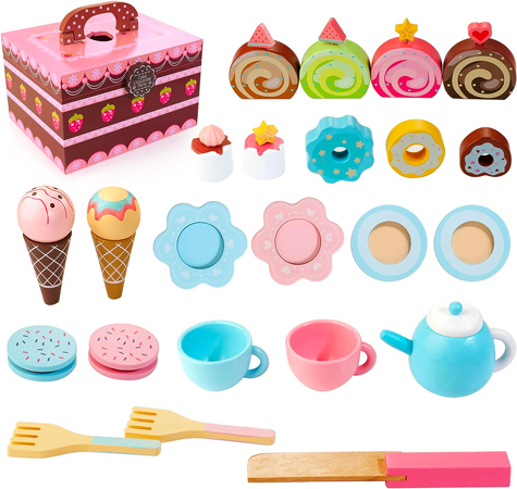 Wooden Tea Party Set