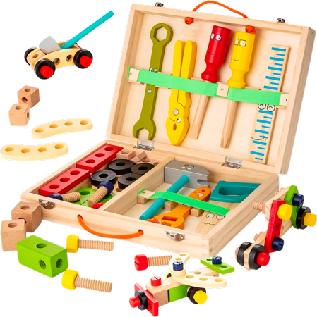 Wooden Toolkit Playset