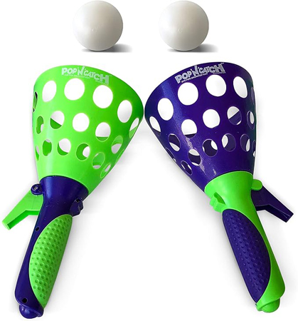 Dual-Action Pop 'N Catch Ball Launcher