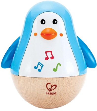 Musical Wobbling Penguin with Bell Chimes