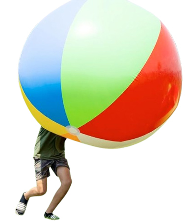 Top Race Large Beach Ball