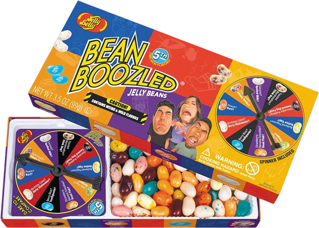 BeanBoozled Jellybeans Draaispel