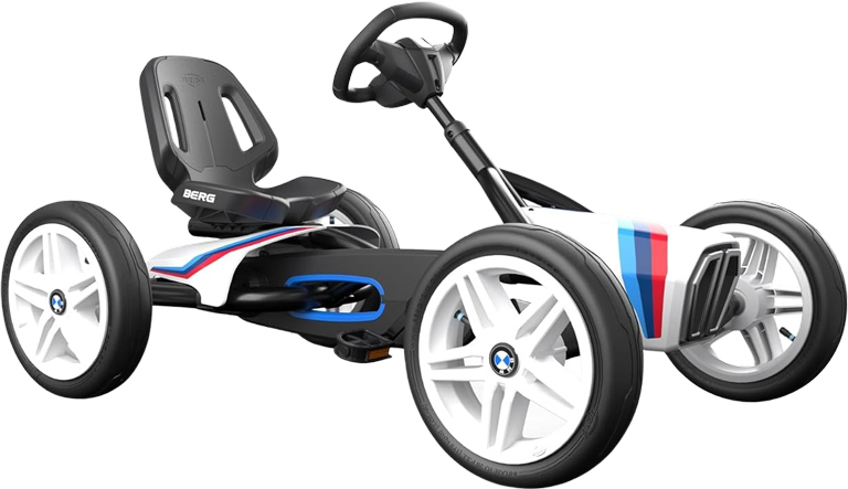 Premium BMW Pedal Go-Kart with Adjustable Seat