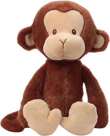 Cuddly GUND Nicky Noodle Monkey