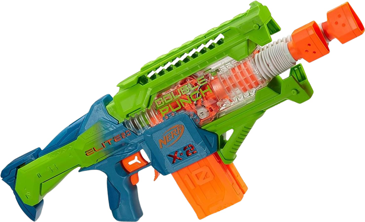 Dual-Strike Motorized Foam Dart Blaster