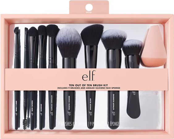 Professional e.l.f. Starter Makeup Brush Collection