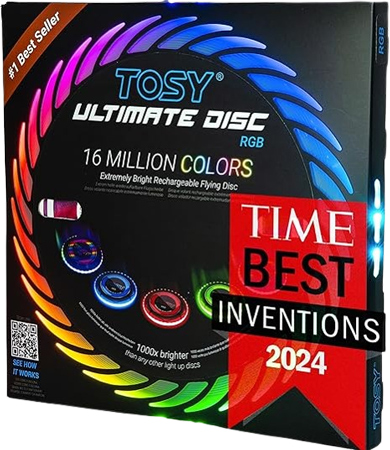 Color-Changing LED Flying Disc