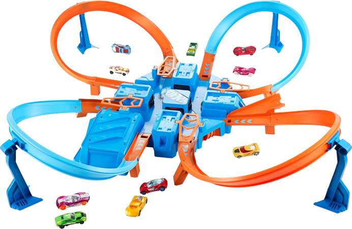 Mega Tor Wyścigowy Hot Wheels z Kraksami