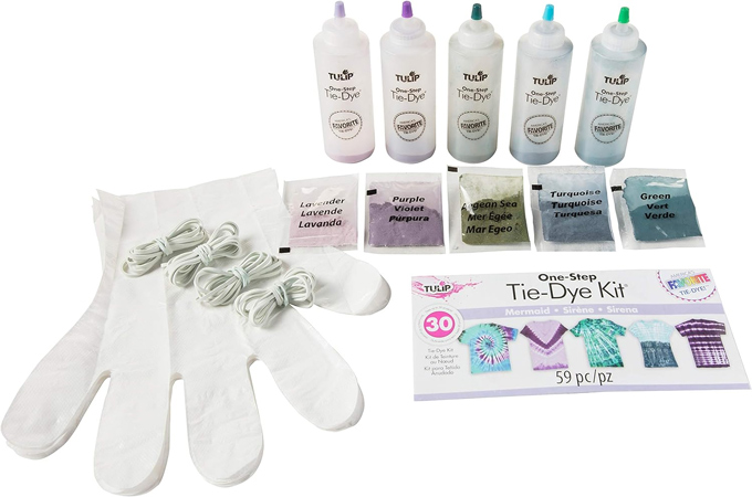 Color-Burst Tie-Dye Party Kit with Mermaid Colors