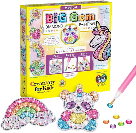 Easy-Grip Diamond Art Unicorn & Rainbow Set