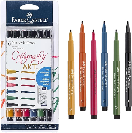 Faber-Castell Kalligrafieset voor Beginners met Kleurrijke Pennen