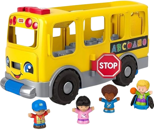 Musical Pull-Along School Bus with Smart Learning