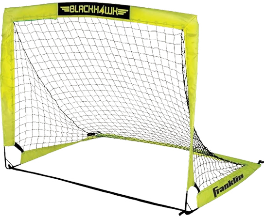 Portable Pop-Up Soccer Goal with Quick-Launch Design