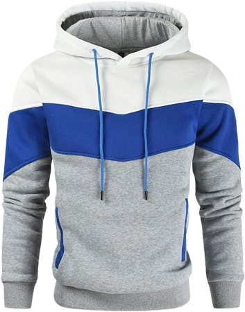 Moderne Tiener Hoodie met Kleurblokken