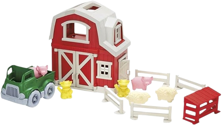 Toddler-Tough Carry-Along Farm Set