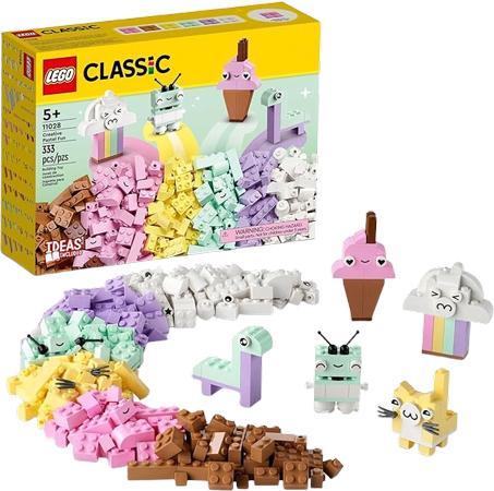 Pastel LEGO Creative Box with Character Eyes