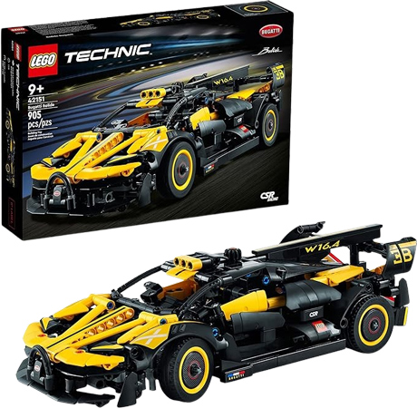 Engine-Working LEGO Bugatti Supercar Builder