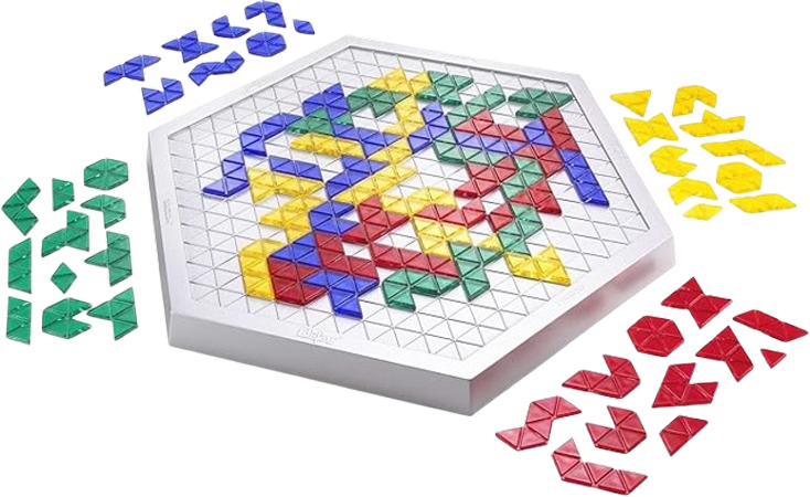 Colorful Blokus Trigon Strategic Challenge Board Game