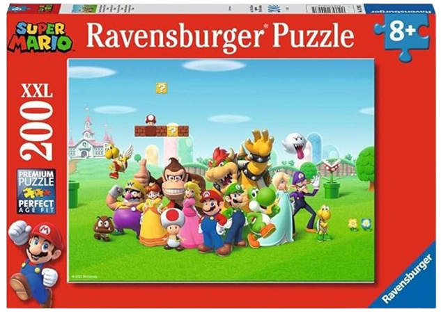 Oversized Mario Puzzle with Glare-Free Pieces