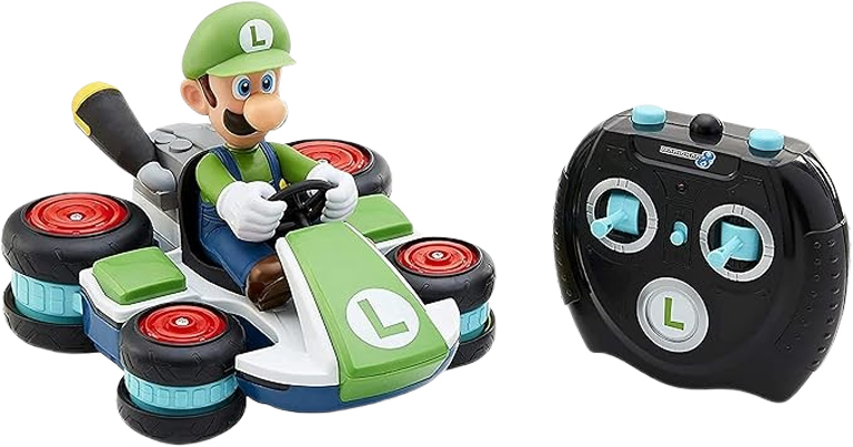 Luigi Race Kart met Anti-Zwaartekracht Stunts