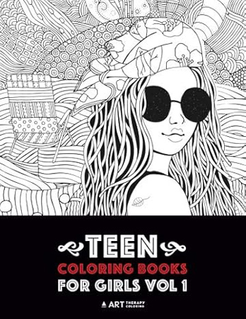 Gallery-Quality Teen Mindfulness Coloring Book