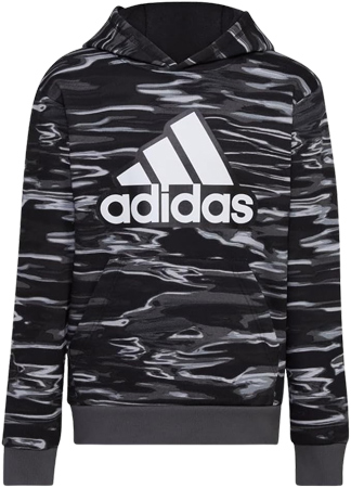 adidas Tiener Hoodie met Gemarmerd Camouflagemotief