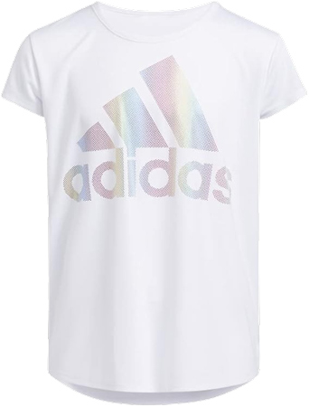 Metallic Rainbow adidas Sport-to-Style Tee