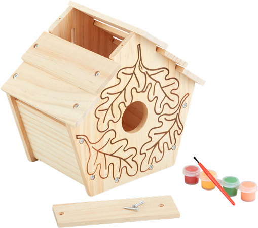 Build-It-Together Wooden Birdhouse Craft Kit