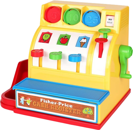 Classic Fisher-Price Mechanical Cash Register