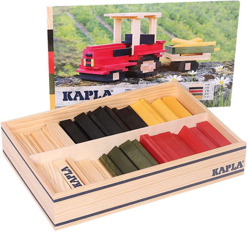 KAPLA Houten Tractor Bouwstation